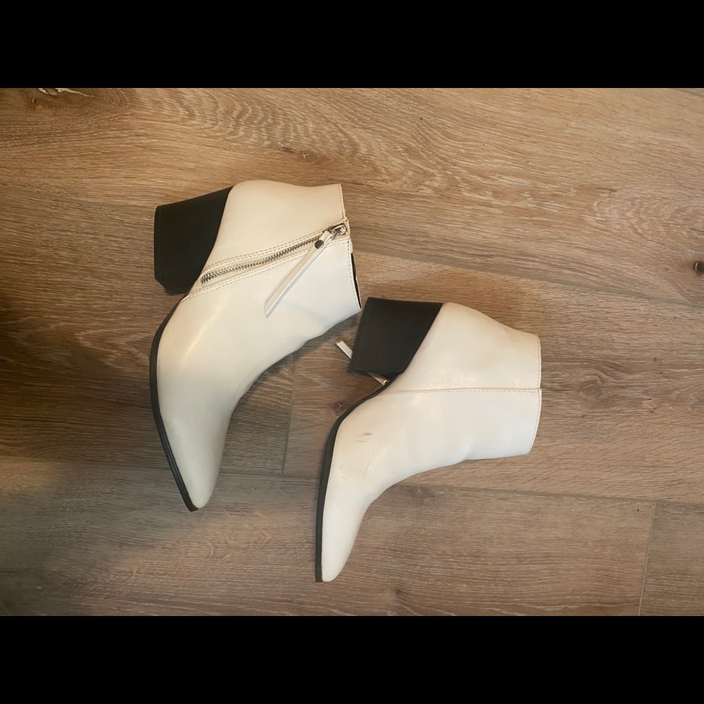 White booties
